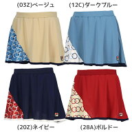 フィラ FILA テニス レディース スカート スコート 吸水速乾機能 UVカット加工 EL0202