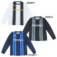 【ネコポス対応可】デラソラーナ De la solana バーディカル ストライプ DS TEE 長袖 プラクティスシャツ…