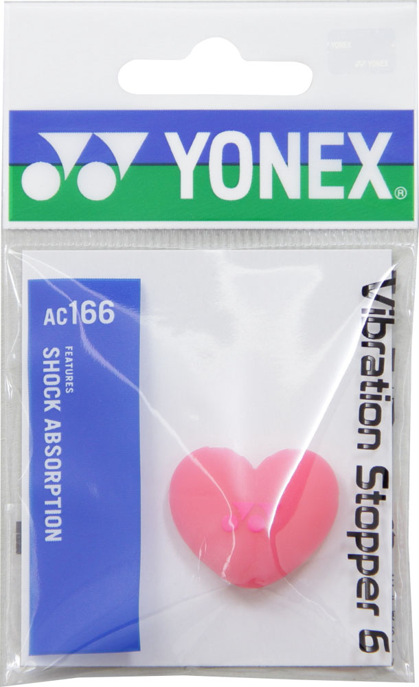 ネコポス対応 ヨネックス YONEX バイブレーションストッパー６ ロ-ズピンク SALE 79%OFF 123 １個入 AC166 2周年記念イベントが