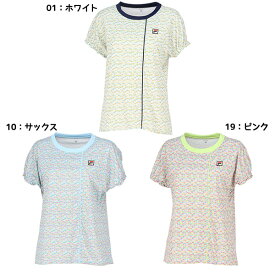 【ネコポス送料無料】フィラ FILA レディース テニスウェア ゲームシャツ Tシャツ 半袖 VL2806