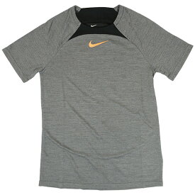 【ネコポス送料無料】 ナイキ NIKE Dri-FIT アカデミー ショートスリーブ サッカートップ DQ5054-010 サッカー フットサル プラシャツ 半袖 練習着 グレー