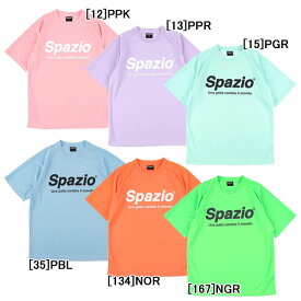 【ネコポス送料無料】 スパッツィオ SPAZIO 全胸ロゴ プラシャツ GE-0781 サッカー フットサル プラクティスシャツ Tシャツ 練習着 メンズ