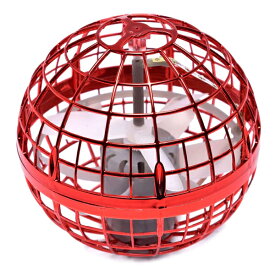 ワーム・オー　WHAM-O フライングライトボール 小サイズ 空飛ぶボール LEDライト搭載 玩具 レッド 77710302