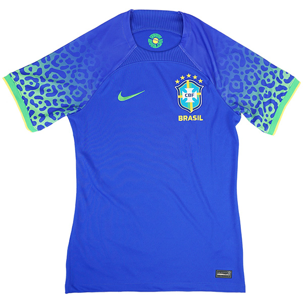 ブラジル代表 2022-23 アウェイ レプリカユニフォーム DN0678-433 サッカー 半袖 ブルー ナイキ NIKE
