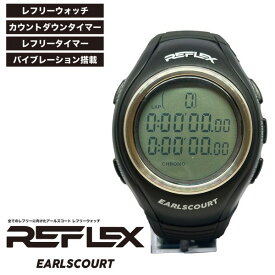 アールズコート Earls Court レフリーウォッチ REFLEX EC-R008-BK サッカー フットサル 審判用 腕時計 ブラック