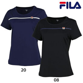 【ネコポス送料無料】フィラ FILA テニス バドミントン ウェア レディース ゲームシャツ レディースVL2705 2023FW NEWモデル