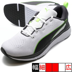 SOFTRIFR PRO エコー プーマ PUMA 378801-06 プーマホワイト ランニングシューズ