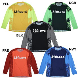 【ネコポス送料無料】アスレタ ATHLETA プラクティスシャツ メンズ サッカー フットサル プラシャツ 長袖 練習 部活 個サル SP-221