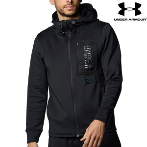 アンダーアーマー UNDER ARMOUR メンズ トレーニングシャツ SPRING KNIT FZ 24SS 1384811-001 UAアーマースプリングニット フルジップ フーディー