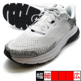 UAホバー タービュランス2 ワイド アンダーアーマー UNDER ARMOUR 3026876-101 ホワイト ランニングシューズ