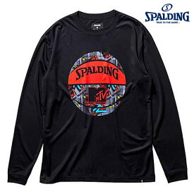 【ネコポス送料無料】スポルティング SPALDING バスケ バスケットボール ゲームシャツ L/STシャツ MTV プレイドボール SMT22152M