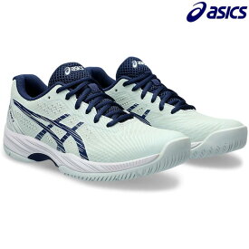 アシックス asics レディース テニスシューズ オールコート用 GEL-GAME 9 ゲルゲーム 9 1042A211-300 ミント