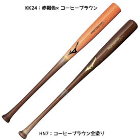 ミズノ MIZUNO 野球 軟式バット 軟式用プロフェッショナルセレクション 木製 83cm／平均780g ダイナ加工 1CJWR13883