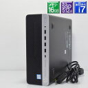 程度良好 Win11対応 第8世代 Core i7 新品SSD512GB追加搭載【中古】 HP ProDesk 600 G4 SFFCore i7 8700 3.2GHzSSD 512GB(NVMe M.2) + HDD 1TBメモリー16GB DVDマルチ Win10Pro【smtb-k】【ky】