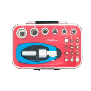 限定 ラチェットドライバー18点セット AINEX (アイネックス) TL-017 ●パソコンメンテに最適 ●ヘクッスローブ ●ビットは工具鋼使用●合計18点セット