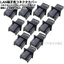 防塵用LAN用コネクタカバー10個入り HUBやルーターのLANポートを保護 未使用ポートへのホコリの侵入を防ぎます パソコン プリンターのLAN未使用LANポートなどへ ABS樹脂製 10個セット AINEX DC-105B