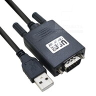 USB→RS232C 9pinシリアル変換ケーブル USB2.0 A(オス)→シリアル9pin(オス) RS-232C 9ピン端子 対応OS W…