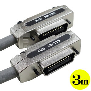 IEEE-488�P�[�u�� 3m GPIB�P�[�u�� IEEE-488�P�[�u�� �S��:3m(�P�[�u�����̒���:��2.83m) IEEE-488�[�q-IEEE-488�[�q RoHS�Ή� COMON �J���� GPIB-30