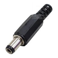 補修・自作用DC電源プラグ 外径5.5mm 内径2.5mm(オス) ケーブル取付端子(はんだ付け用) 自作用 補修用プ…