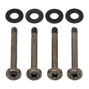AINEX SCI-04-BK ���⃉�W�G�[�^�[�p�t�@���Œ�l�W�Z�b�g 25mm���Ή� #6-32�C���`�l�W �u���b�N �l�W4�{�{���b�V���[4�� PC�t�@���Œ� ����PC ����PC ���W�G�[�^�[�l�W �É� �U���h�~