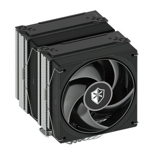 CPU�N�[���[ ����p �f���A���^���[ 120mm PWM�t�@��2�� �ő�TDP275W 6mm�a�q�[�g�p�C�v6�{ �Q�[�~���OPC �摜�ҏW 3D���f�����O���� Intel AMD�Ή� �A�C�l�b�N�X AINEX BA-CC02TF