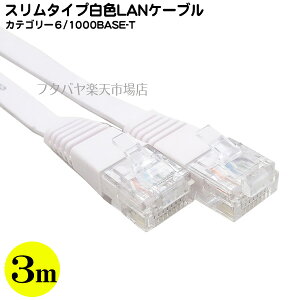 ^LANP[u F 3m 1000Base/TΉ X^Cv :3m JeS[6 Xg[g FFzCg MAXLINKER LAN6SL-030