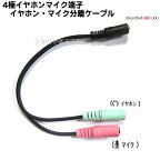 3.5mm4極ヘッドホン・マイク分岐ケーブル COMON (カモン) 435F-PGF2 3.5mm 4極(メス)-3.5mmヘッドホン(メス)+マイク(メス) ●4極3.5mmステレオ(メス) ●3.5mm(メス)ヘッドホン用 ●3.5mm(メス)パソコン用マイク用 ●長さ:約20cm