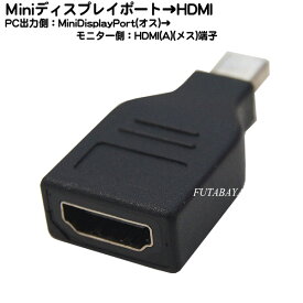 MiniDisplayPort→HDMI変換アダプタ MiniDisplayPort(オス)→HDMI(メス) COMON (カモン) A-MDP Apple/DELL/HPのノート等 変換アダプタ ROHS対応