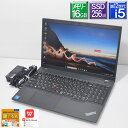 美品 中古 Win11Pro SSD搭載LENOVO ThinkPad L15 Gen3Core i5 1235U 1.3GHzメモリー16GB SSD 256GB(NVMe)Iris Xe Wi-Fi6 WEBカメラフルHD15.6型 Win11 Pro