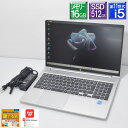 超美品 使用時間少 Win11Pro【中古】HP ProBook 450 G8Core i5 1135G7 2.4GHzメモリ16GB SSD 512GB(NVMe)無線LAN BluetoothフルHD15.6型