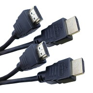 4K2K対応 HDMIケーブル2m 2本セット 4K2K対応・3D対応 30AWG採用 HDMI Ver2規格 HEC イーサネット対応 リ…