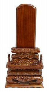 位牌 清水 切高欄 けやき 5〜6寸