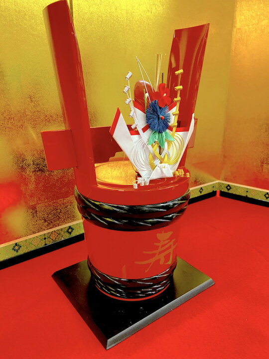 楽天市場】[ 結納品 付属品 ] 酒樽 銚子・屠蘇器飾り付き -雄蝶・雌蝶 