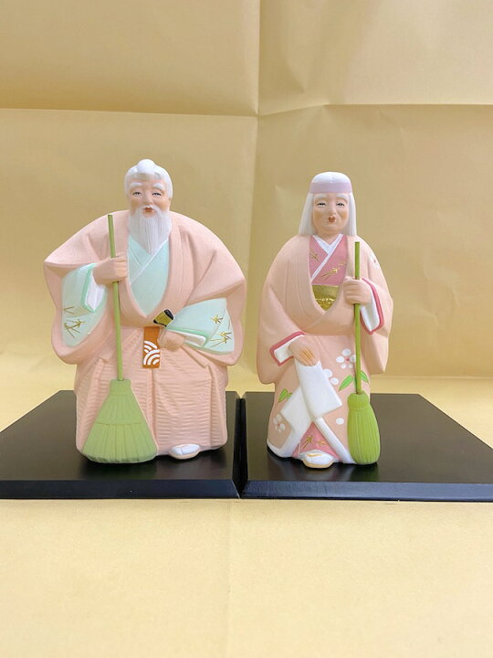 楽天市場】高砂人形 白 （博多人形）【結納/結納品/高砂人形/日本製 