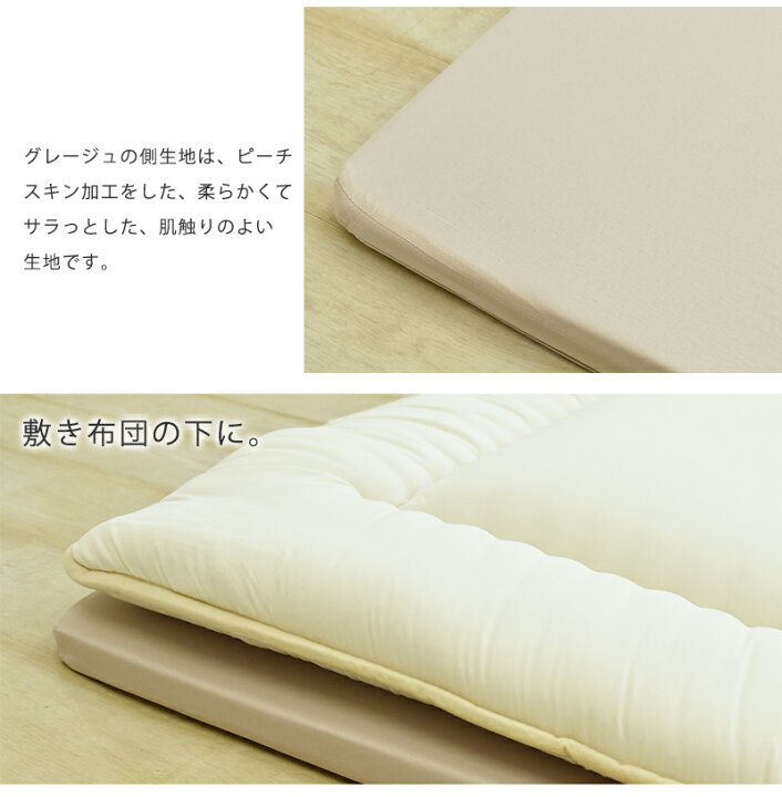 楽天市場】大きなマットレス ワイドキングサイズ 約200×200cm 