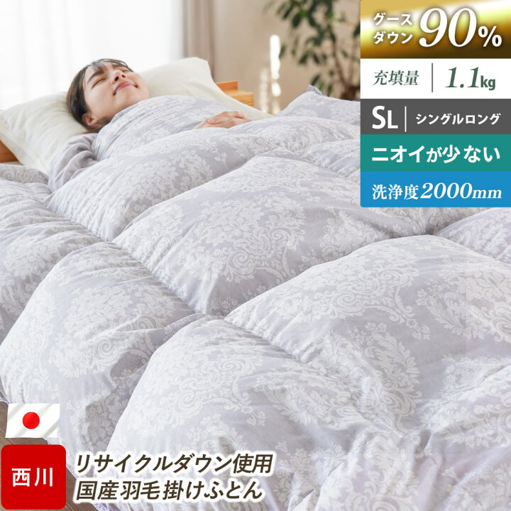 楽天市場】【14日20時〜2H限定10％OFFクーポン】西川 羽毛布団 