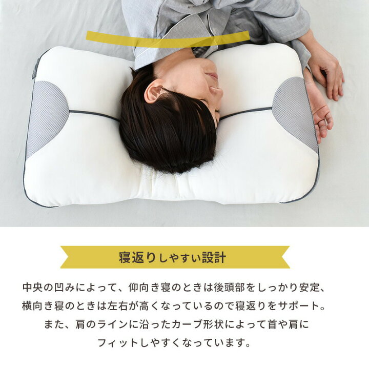 市場 西川 仰向き寝 まくら 高さ調節 Sleep ウエ楽 Doctor
