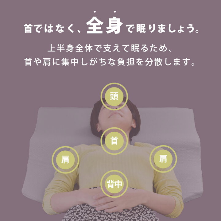 楽天市場】当店限定品 4Dde 『全身を脱力』 ネックプラスバックピロー まくら 枕 約71×67×9-2.5cm 背中から 上半身 支える 立体構造 4D枕 ストレートネック スマホ首 肩こり 首こり いびき防止 快眠 ギフト ハロウィン 低反発枕【送料無料】【あす楽対応】 : こだわり安眠館 楽天市場】当店限定品 4Dde 『全身を脱力』 ネックプラスバックピロー まくら 枕 約71×67×9-2.5cm 背中から 上半身 支える 立体構造 4D枕 ストレートネック スマホ首 肩こり 首こり いびき防止 快眠 ギフト ハロウィン 低反発枕【送料無料】【あす楽対応】 : こだわり安眠館