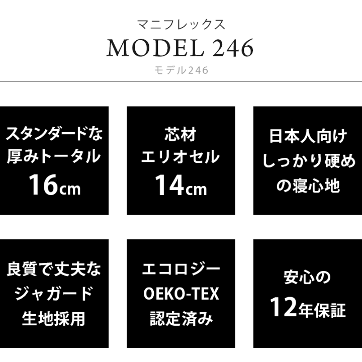 楽天市場】【正規販売店】【安心の12年保証】 マニフレックス モデル