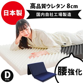 【クーポンで2000円OFF】マットレス シングル 日本製 高反発 三つ折り 150N 腰部170N 選べる2タイプ 西川シーツも選べる 厚み8cm 点で支えるプロファイル 折りたたみ 自社製造 体圧分散 敷布団 硬め 敷き布団 腰痛 セミシングル セミダブル ダブル Anmin Fit 安眠フィット