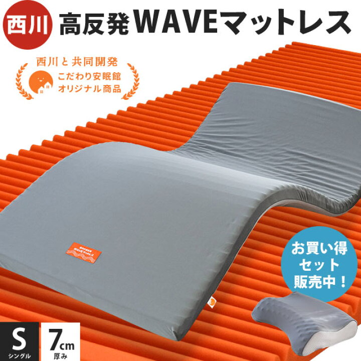 楽天市場】【26日08:59迄20％OFFクーポン】西川 マットレス シングル 