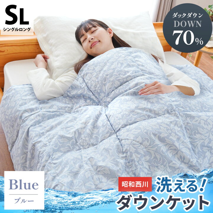 楽天市場】【夏の快眠祭10％OFFクーポン】西川 ダウンケット シングル 