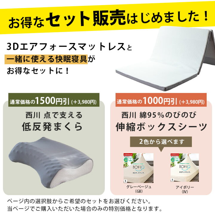 楽天市場】【クーポンで500円OFF】新感覚スリープメディカル 3Dエアー 