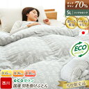 西川 羽毛布団 シングル 日本製 国内洗浄 ecoダウン ダウン70% 選べる 0.8kg 1.0kg 国産 シングルロング 150×210cm あったかカバー セットも選べる 羽毛掛け布団 冬用 合掛け布団 本掛け nishikawa 2点でホックテープ【RR9C】