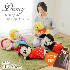 【4/1限定！クーポンで11％OFF】【在庫あり】Disney ディズニー 添い寝まくら 女の子 キャラクター ラッピング対応 ギフト無料 ミニー アリエル ラプンツェル 贈物GIFT こどもの日 お誕生日などのプレゼント 贈り物 ギフト ぬいぐるみ クッション 抱き人形