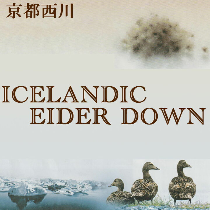 楽天市場】京都西川 アイダーダックダウン95％ アイスランド産 最高級  