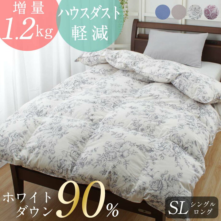 楽天市場】＼限定価格／羽毛布団 シングルサイズ 西川 ホワイトダック 