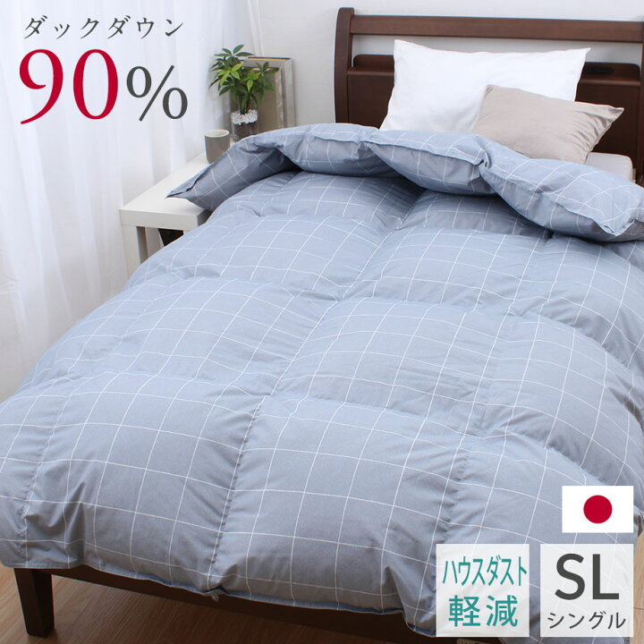 楽天市場】＼10日10%ｸｰﾎﾟﾝ／＼ﾏﾗｿﾝ価格／羽毛布団 シングル ホワイト 
