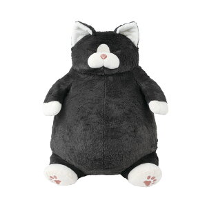 \MAX500円cp/ねこ肯定感 抱きまくら L M クッション 抱き枕 ぬいぐるみ ふわもち 癒し 可愛い 添い寝 みけねこ はちわれ くろねこ とらねこ さばとら かわいい リラックス プレゼント ギフト