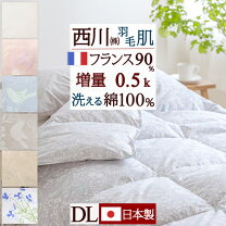 楽天市場】京都西川 羽毛布団 ダブルロングの通販